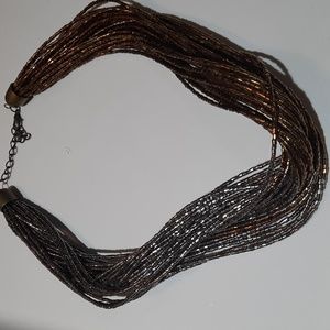 Women's seed bead necklace